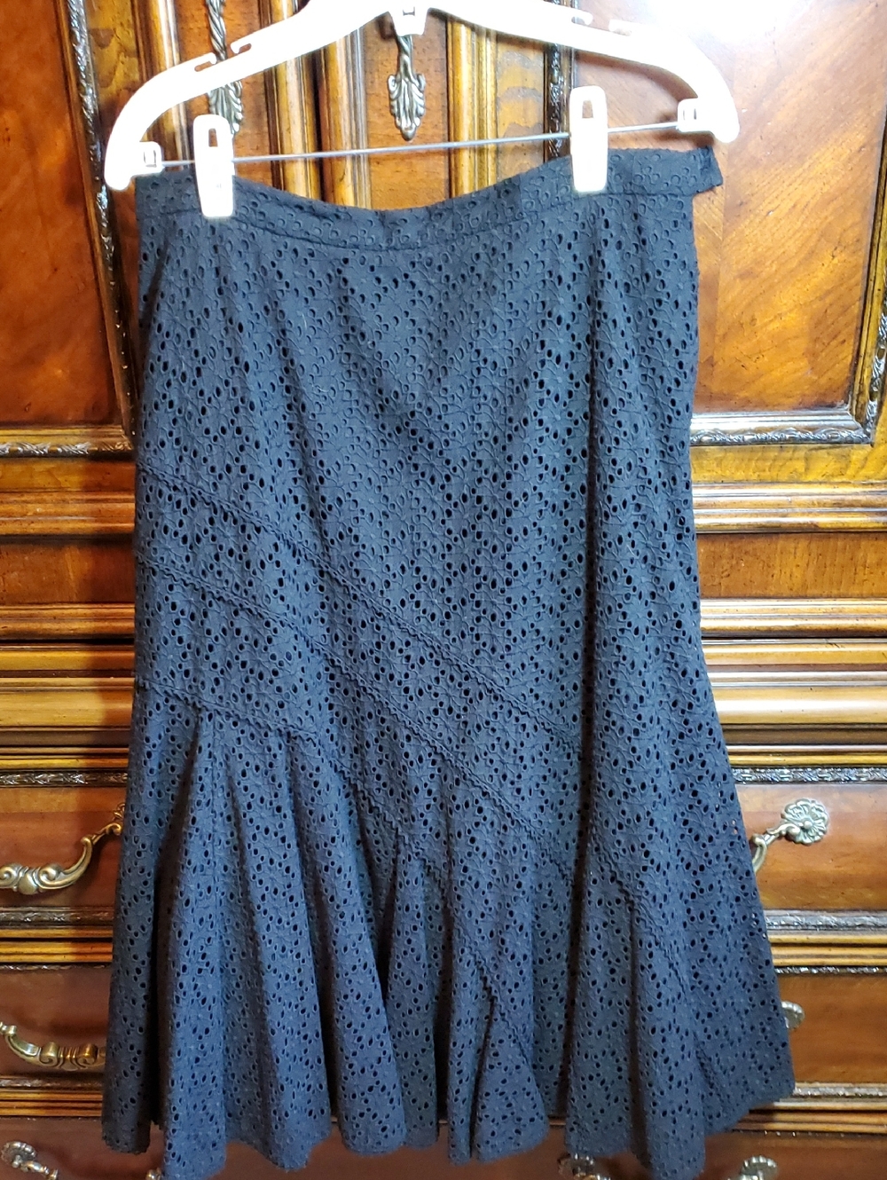 Coldwater Creek Eyelet Skirt